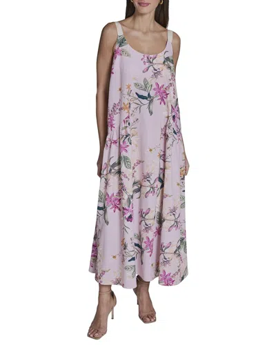 Bcbg Floral Maxi Sundress In Pink