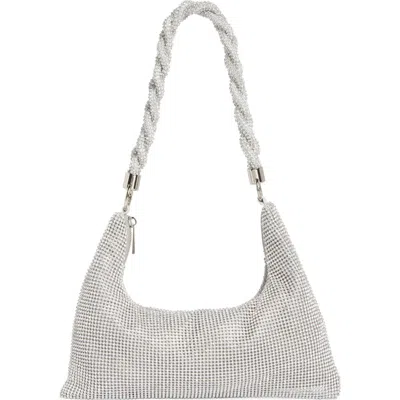 Bcbg Shimmer Shoulder Bag In Blue