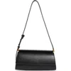 Bcbg Sleek Angled Shoulder Bag In Black