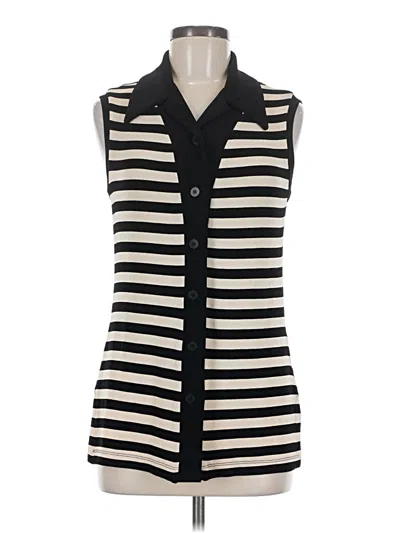 Pre-owned Bcbg Sleeveless T-shirt In White