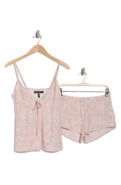 Bcbg Slinky Jersey Camisole & Shorts Set In Purple