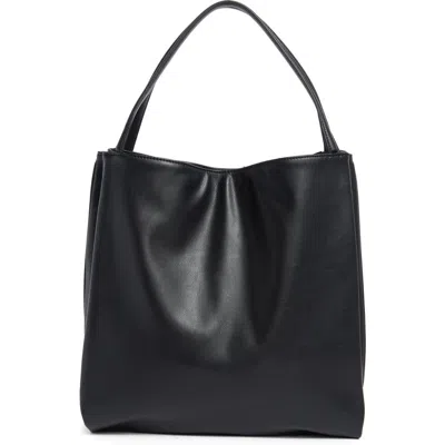 Bcbg Slouchy Accordion Shoulder Bag In Black