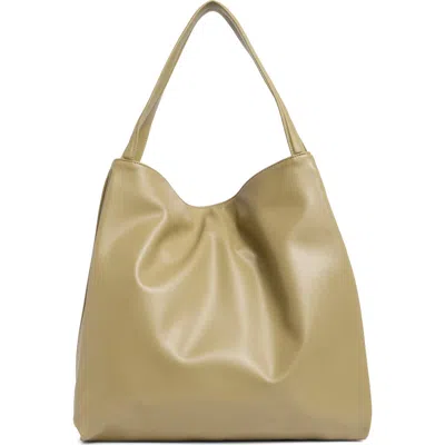 Bcbg Slouchy Accordion Shoulder Bag In Green