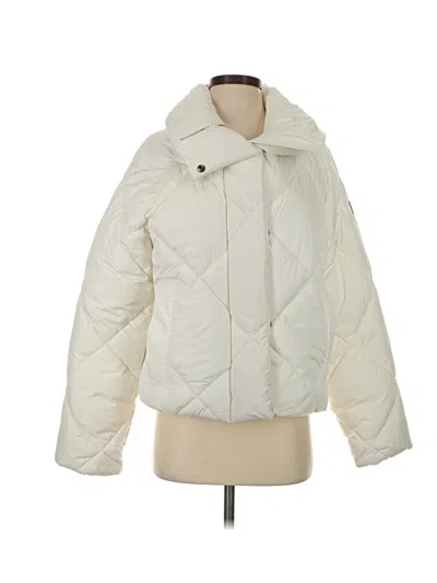 Pre-owned Bcbg Snow Jacket In Ivory