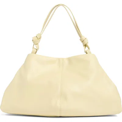 Bcbg Soft Knot Shoulder Bag In Lemon Custard
