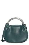 Bcbg Statement Hardware Clutch In Green