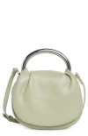 Bcbg Statement Hardware Clutch In Green