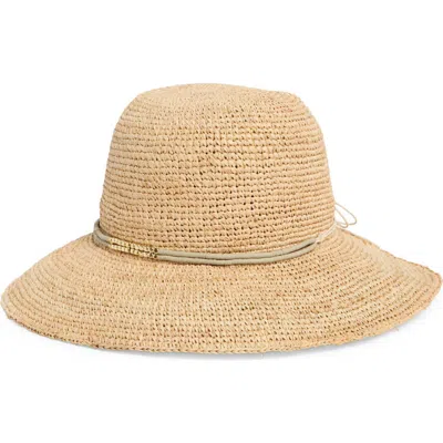 Bcbg Straw Sun Hat In Taupe