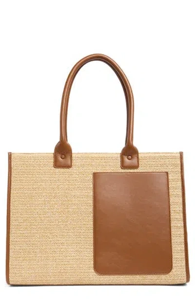 Bcbg Straw Tote Bag In Multi