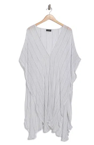 Bcbg Stripe Curved Hem Poncho