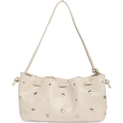 Bcbg Studded Drawstring Faux Leather Shoulder Bag In Pattern