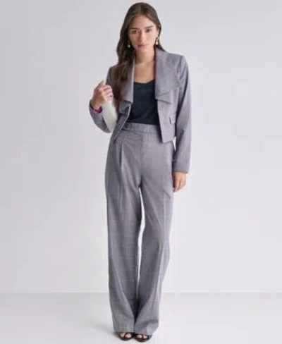 Bcbg Suits Ruffle Front Blazer Suit In Multi