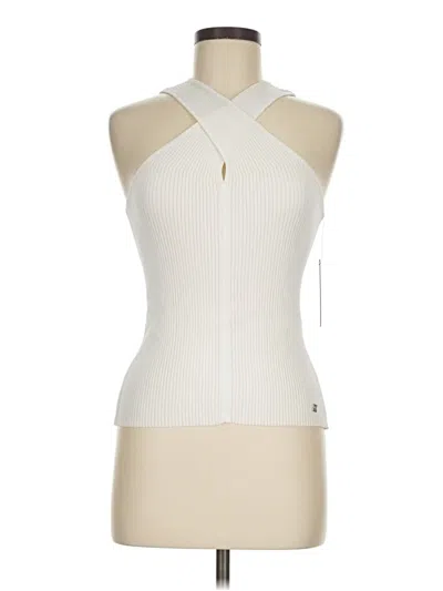 Pre-owned Bcbg Sweater Vest In Ivory