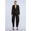 Bcbg Taffeta Twill Puddle Pants In Black