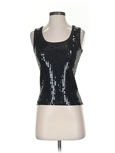 Pre-owned Bcbg Tank Top Black Strapless Neckline Tops