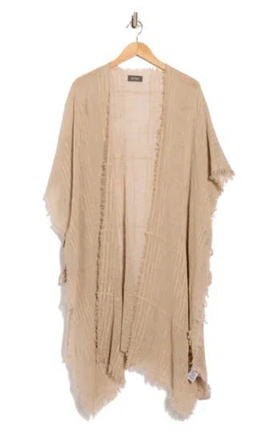 Bcbg Textured Weave Open Front Duster