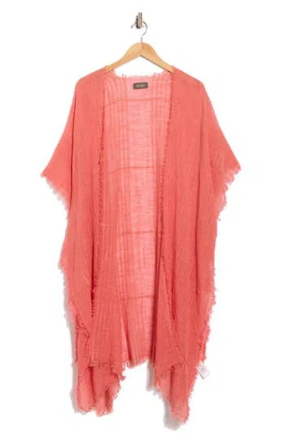 Bcbg Textured Weave Open Front Duster