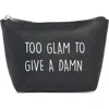 Bcbg Too Glam Cosmetic Case In Black