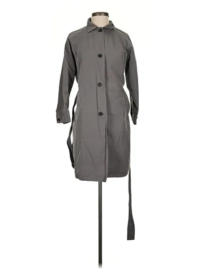 Pre-owned Bcbg Trenchcoat In Gray