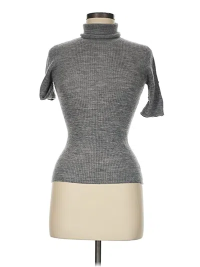 Pre-owned Bcbg Turtleneck Sweater In Gray