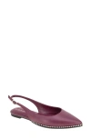 Bcbg Valerie Slingback Pointed Toe Flat In Windsor Wine