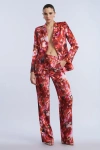 Bcbg Washed Floral Pant In Multi