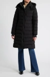 Bcbg Water Resistant Hooded Puffer Jacket In Black
