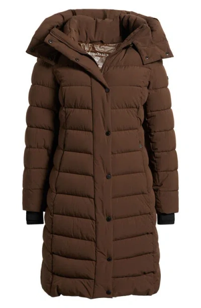 BCBG BCBG WATER RESISTANT HOODED PUFFER JACKET