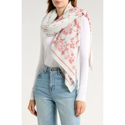 Bcbg Western Nights Feather Soft Scarf In Pink