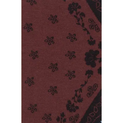 Bcbg Whipstitch Bandana Triangle Scarf In Black