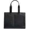 Bcbg Whipstitch Tote In Black