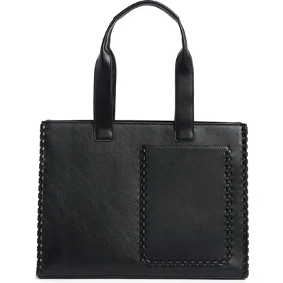 Bcbg Whipstitch Tote In Black