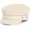 Bcbg Wide Wale Corduroy Skipper Cap In Brown