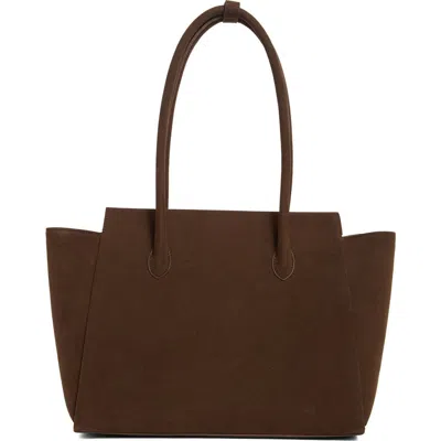 Bcbg Winged Tote Bag In Brown