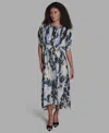 Bcbg High-low Dress In Multi