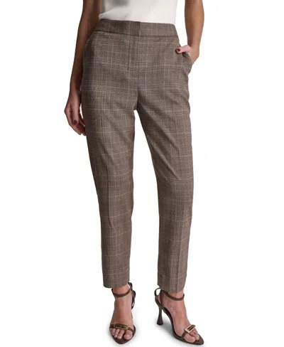 Bcbg Women's High-rise Slim-leg Pants In Gray