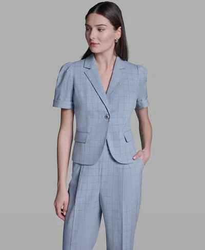 Bcbg Women's Notch Collar Jacket In Gray