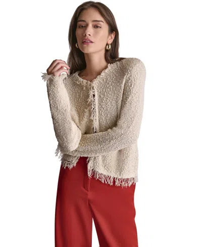 Bcbg Women's Open-front Long-sleeve Jacket In Neutral