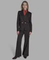 Bcbg Women's Pinstripe Peak Lapel Notch Collar Jacket In Multi