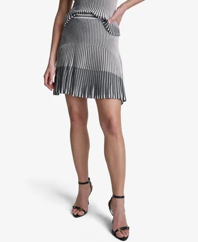 Bcbg Women's Pleated A-line Mini Skirt In Animal Print