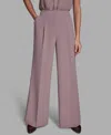 Bcbg Women's Pleated High-rise Wide-leg Pants