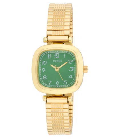 Bcbg Women's Quartz Round Gold Stainless Steel Watch 27mm In Orange