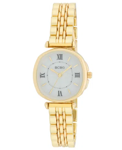 Bcbg Women's Quartz Round Gold Stainless Steel Watch 28mm