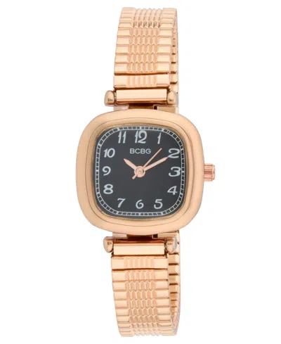Bcbg Women's Quartz Round Gold Stainless Steel Watch 26mm In Transparent