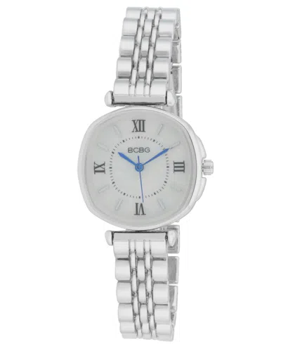 Bcbg Women's Quartz Round Silver Stainless Steel Watch 28mm