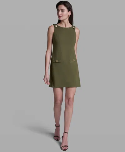 Bcbg Women's Sleeveless Mini Dress In Green
