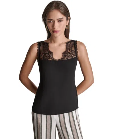Bcbg Women's Sleeveless V-neck Top In Black