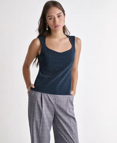 Bcbg Women's Sleeveless V-neck Top In Blue