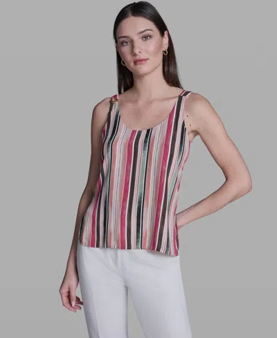 Bcbg Women's Striped Sleeveless Top In Multi