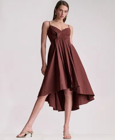 Bcbg Women's Sweetheart Midi Dress In Brown